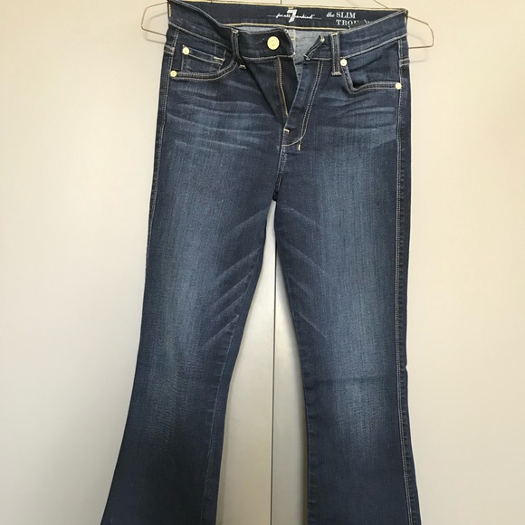 7 for all Mankind bootcut jeans size 26 - Picture 2 of 4